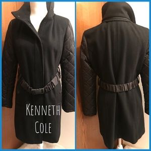 EUC Kenneth Cole wool coat size 10